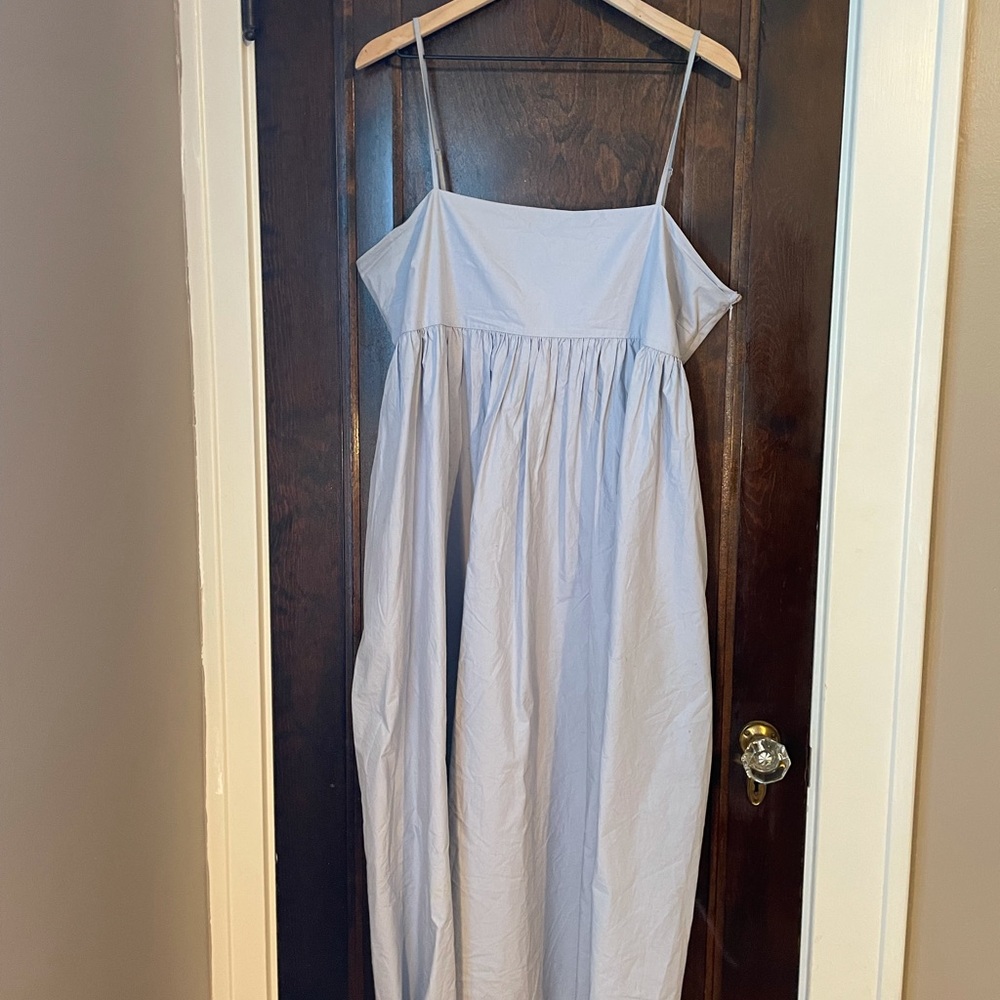 ASOS Light Blue Midi Trapeze Dress